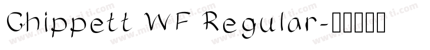 Chippett WF Regular字体转换